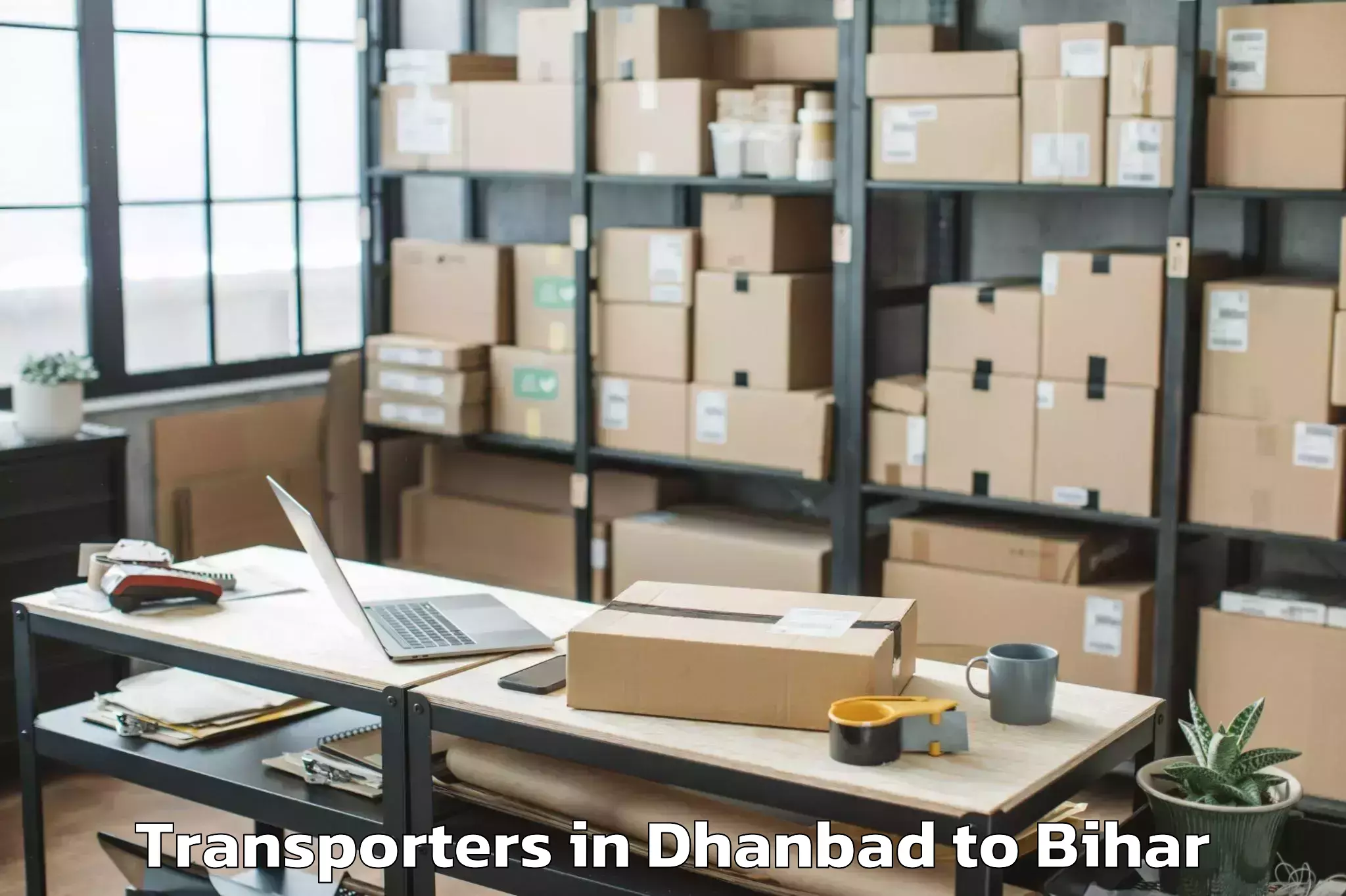 Get Dhanbad to Sidhaw Transporters